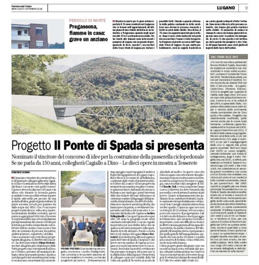 Corriere del Ticino, 05.09.2018