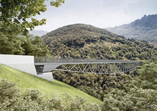 Passerella ciclo-pedonale “Ponte di Spada”, 1° Rango Capriasca-Lugano