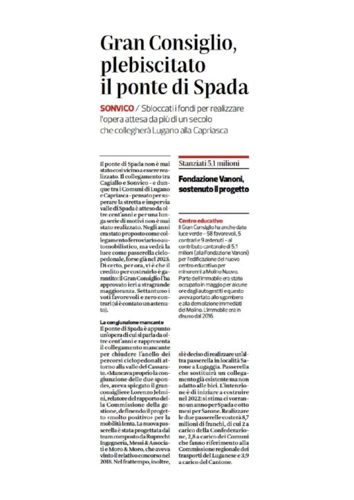 Corriere del Ticino, 22.09.21