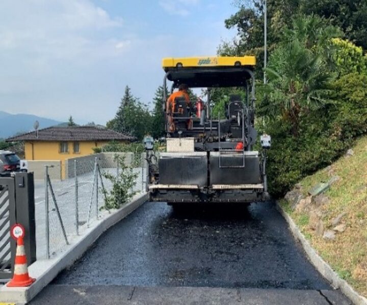 Infrastrutture su Via S.Francesco, Porza