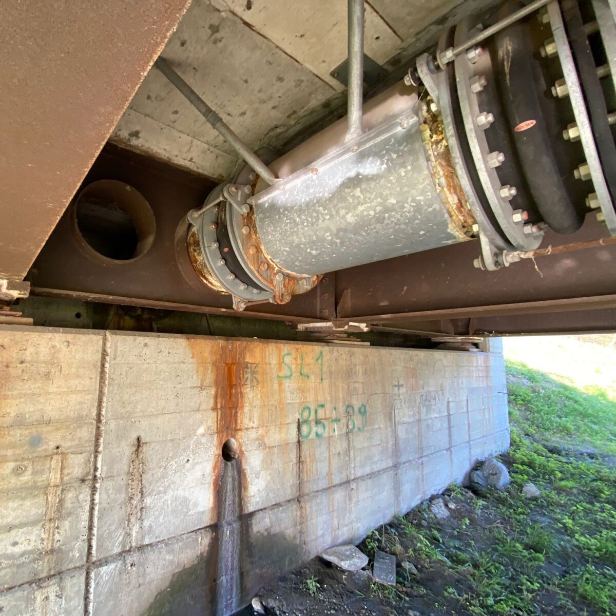 Ponte Ticino, risanamento canalizzazione lato Locarno