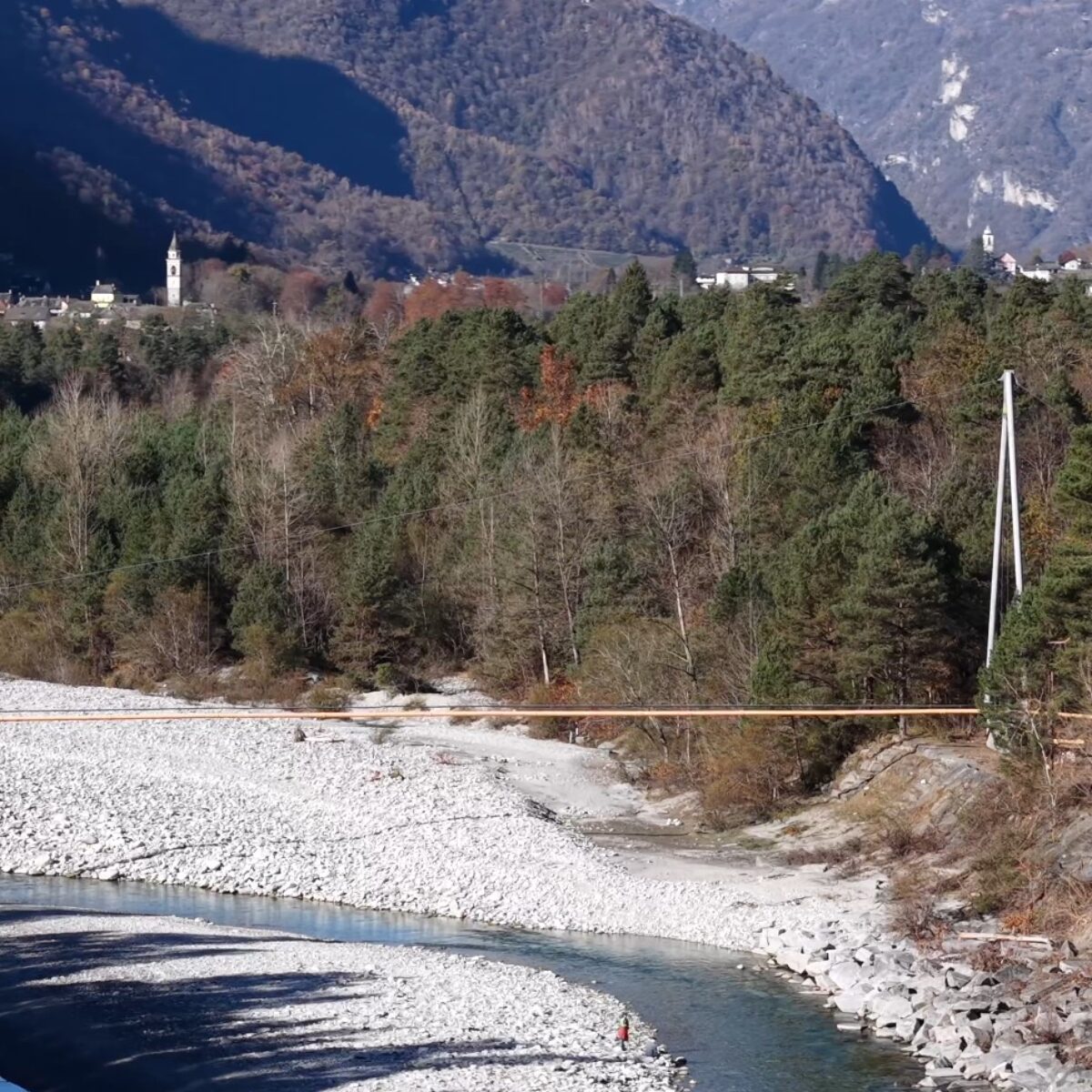 Collegamento provvisorio Aurigeno-Ronchini, Maggia
