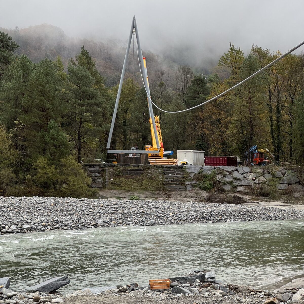 Collegamento provvisorio Aurigeno-Ronchini, Maggia