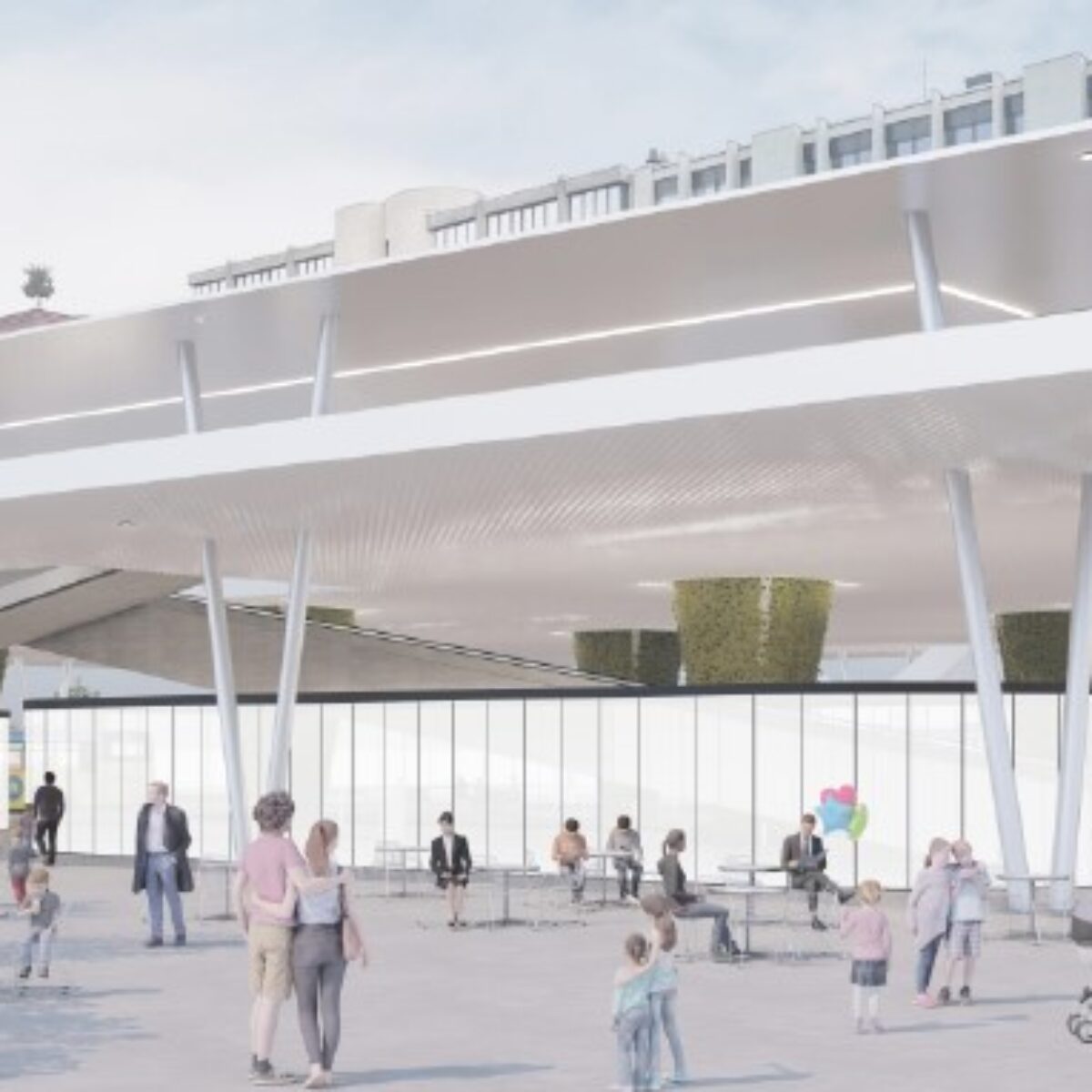 Sistemazione e nuovo assetto piazzale ex scuole, Lugano