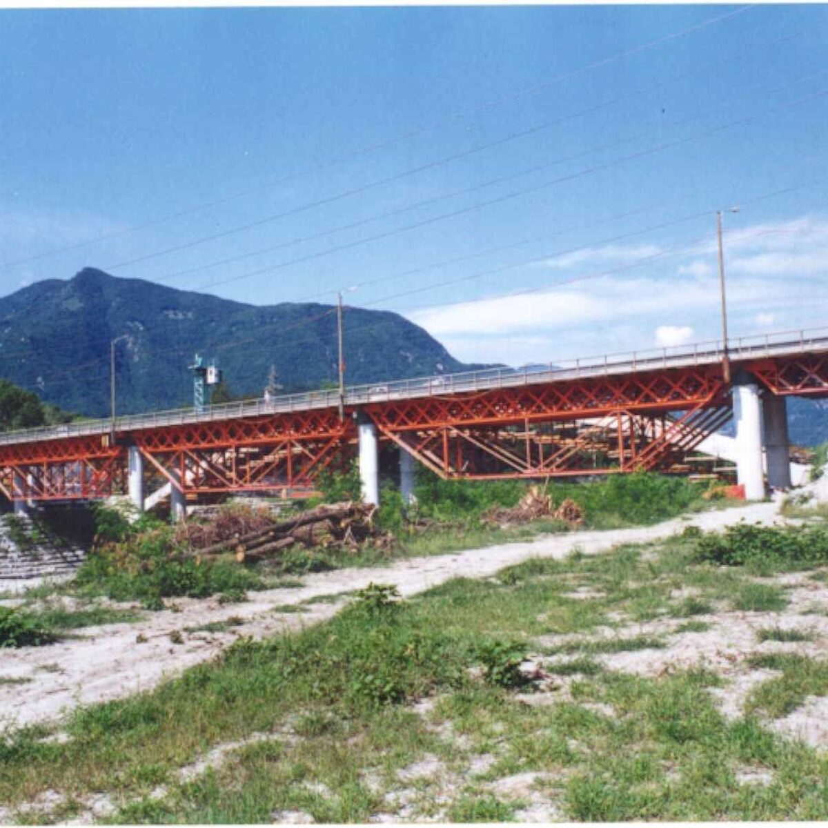 Ponte provvisorio sul Torrente Ribellasca, Camedo