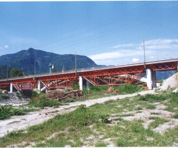 Ponte provvisorio sul Torrente Ribellasca, Camedo