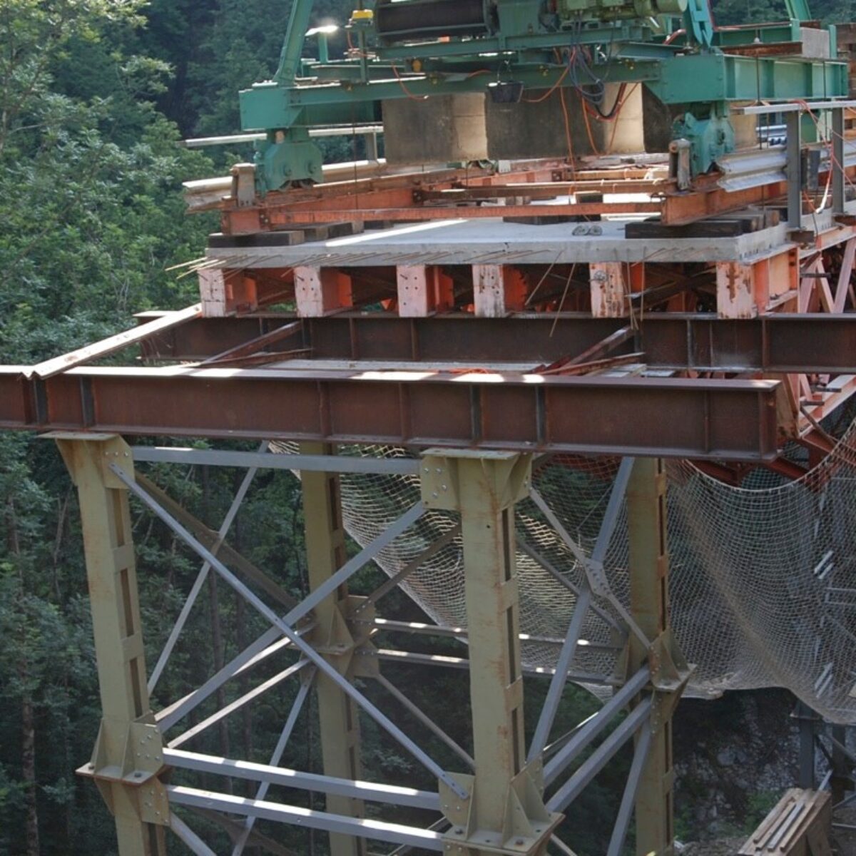 Ponte provvisorio sul Torrente Ribellasca, Camedo