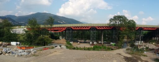 Ponte provvisorio Tana, Mendrisio