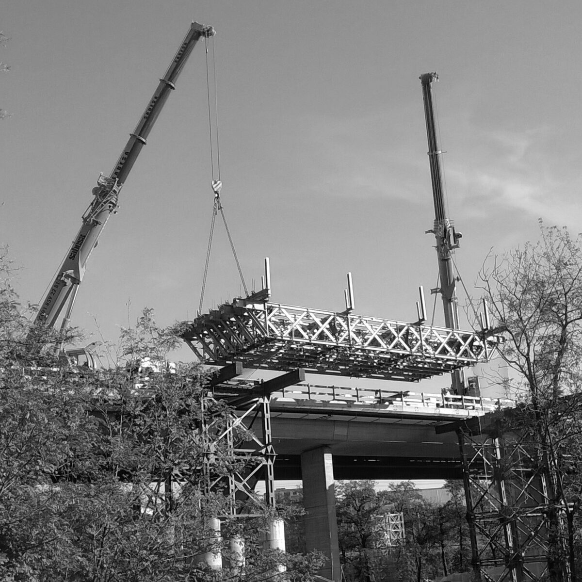 Ponte provvisorio Tana, Mendrisio