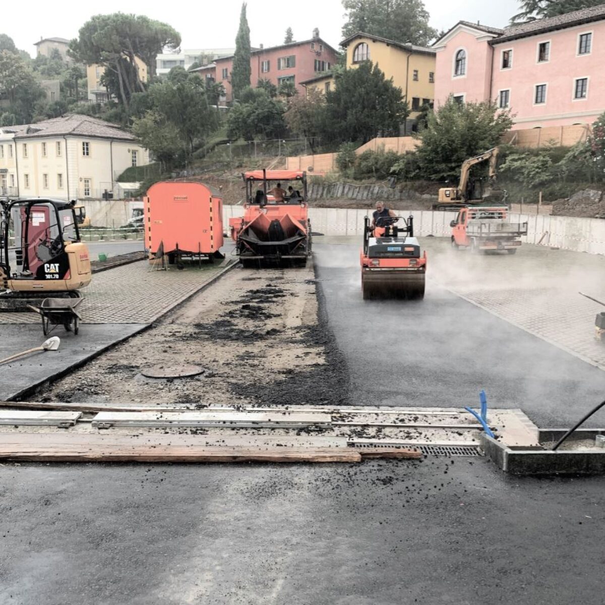 Nuovo posteggio provvisorio, TASIS Montagnola