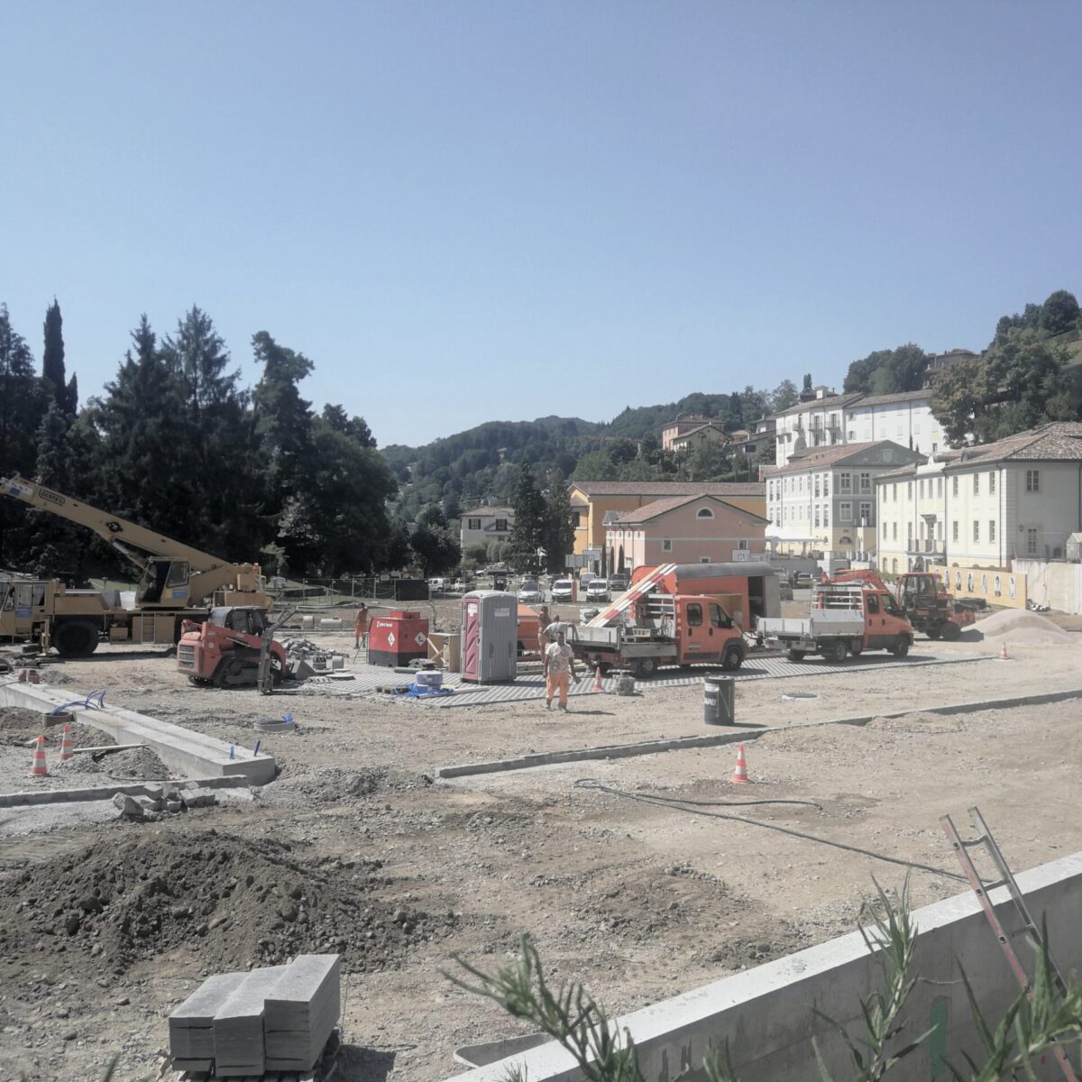 Nuovo posteggio provvisorio, TASIS Montagnola