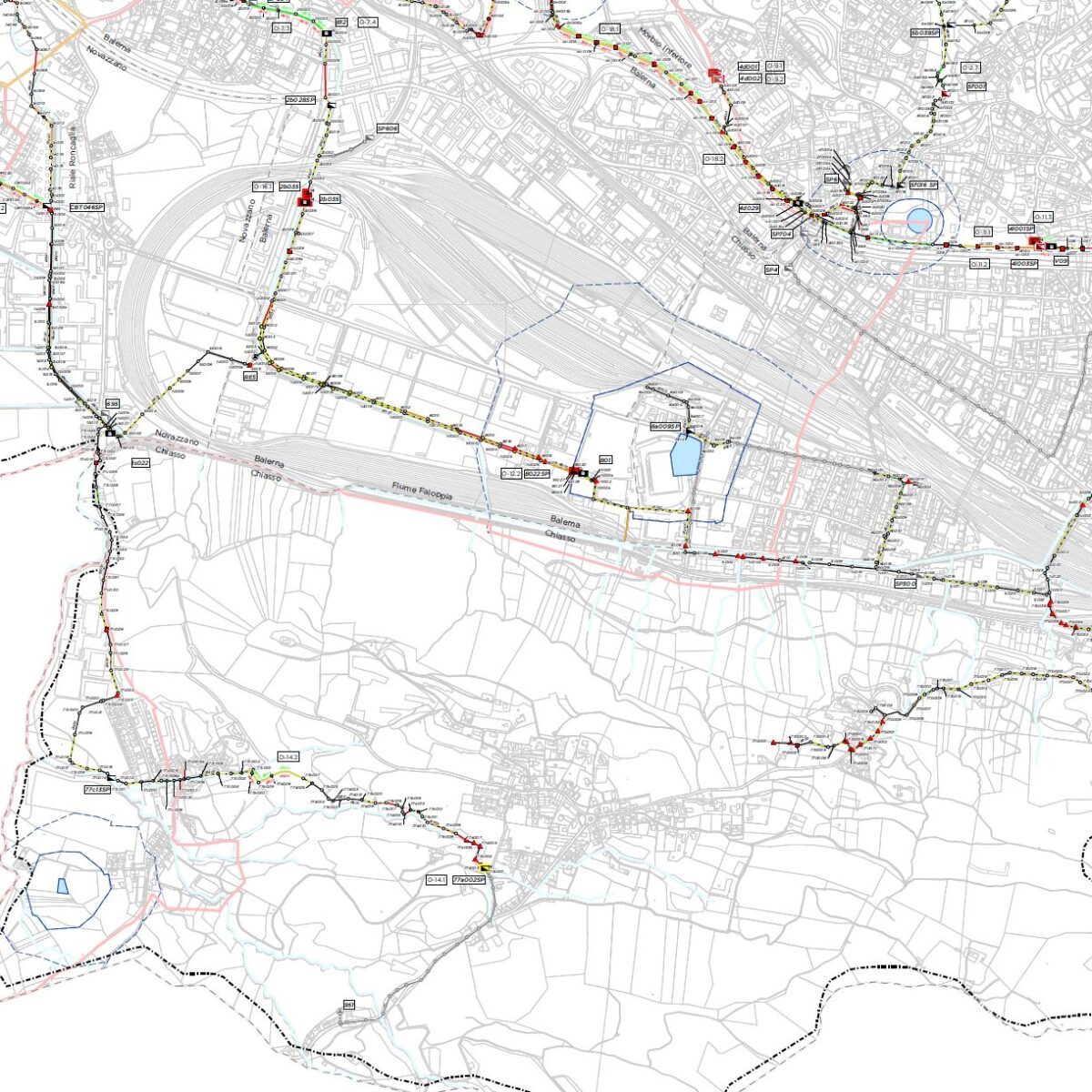 Direzione generale e analisi idrauliche PGS, Chiasso