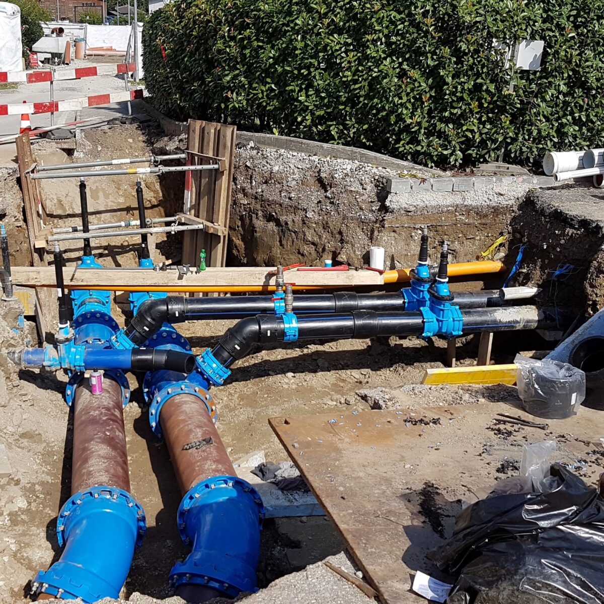 Infrastrutture Via Chiosso, Porza
