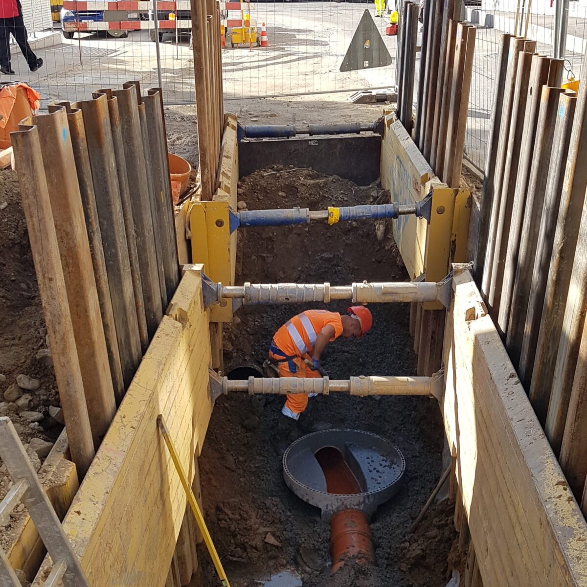 Infrastrutture Via Chiosso, Porza