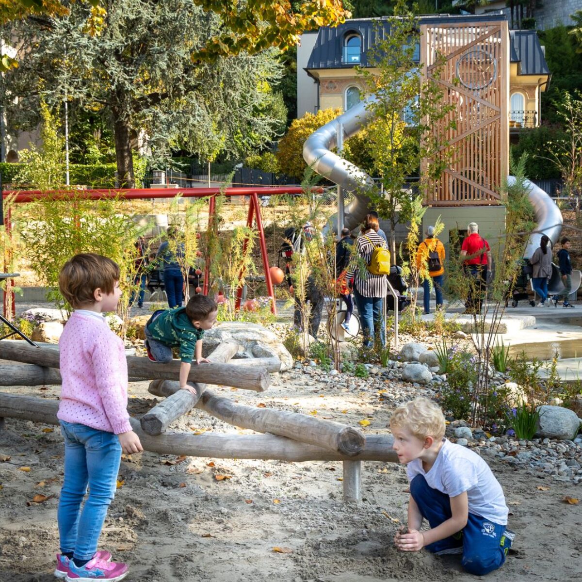 Nuovo parco giochi in Via Pico, Lugano-Cassarate