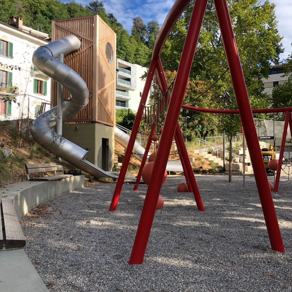 Nuovo parco giochi in Via Pico, Lugano-Cassarate