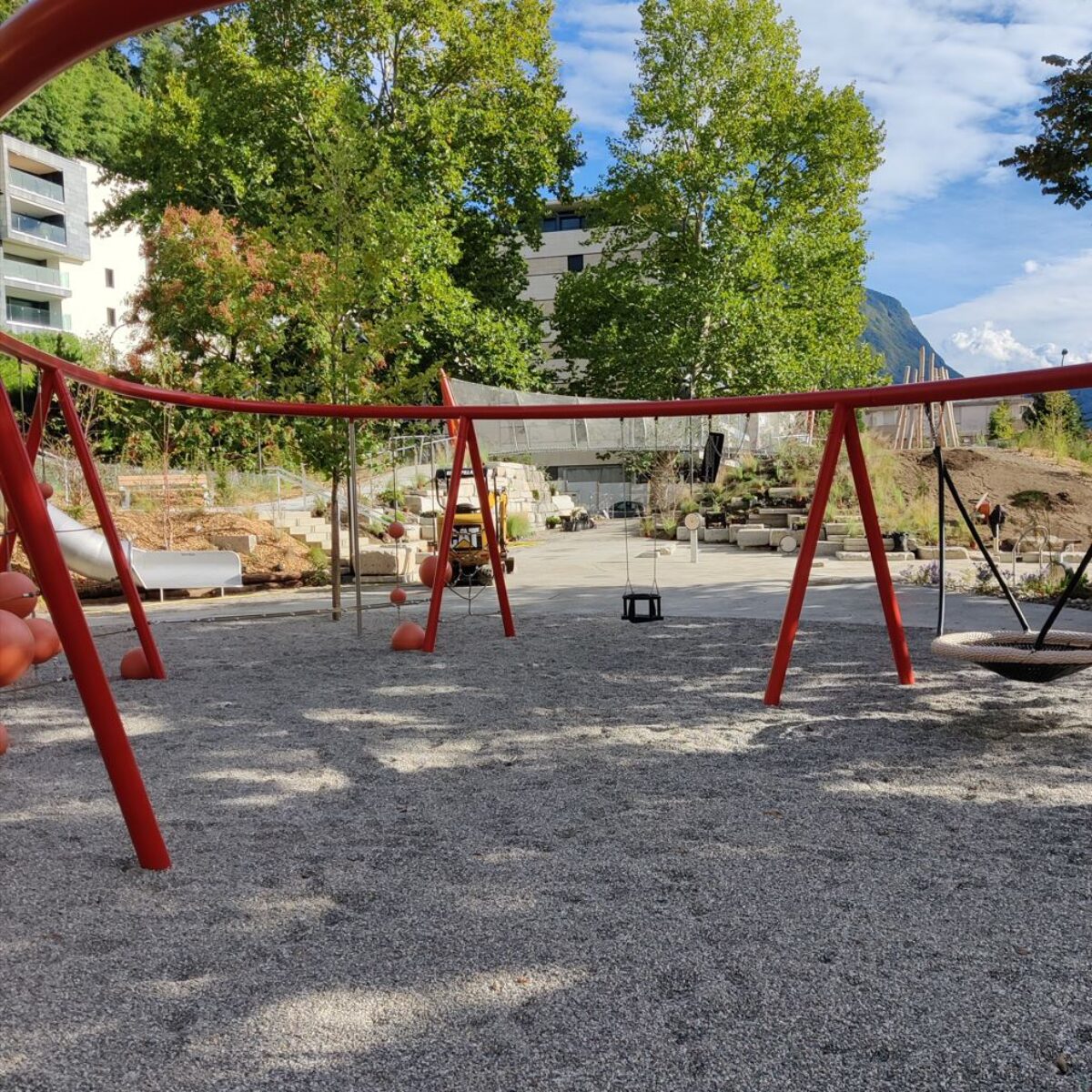 Nuovo parco giochi in Via Pico, Lugano-Cassarate