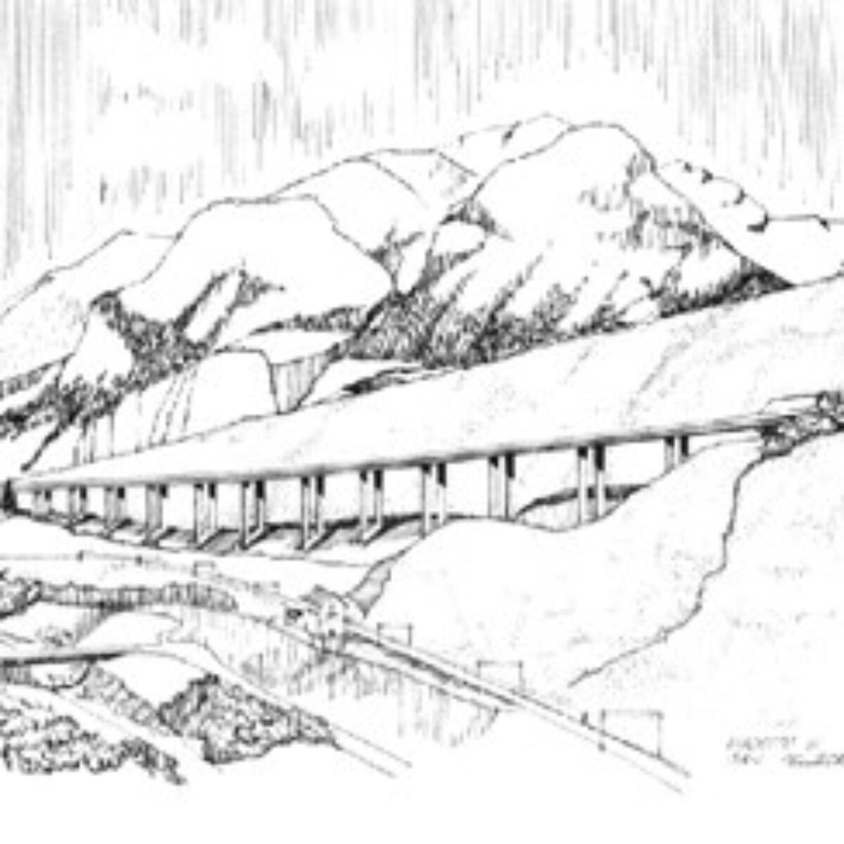 Viadotto San Pellegrino Autostrada A2, Giornico