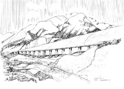 Viadotto San Pellegrino Autostrada A2, Giornico