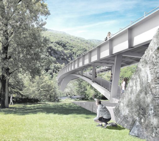 Passerella ciclo pedonale ex Torretta, Bellinzona