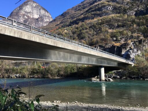 Ponte sul Ticino e sovrappasso Torrente Boggera, Lodrino