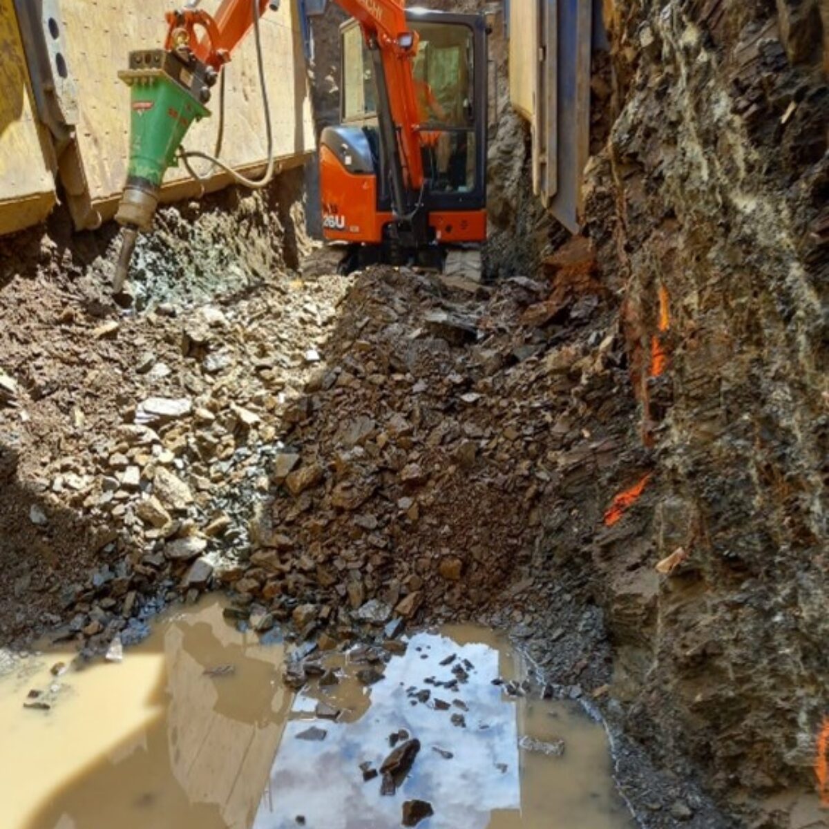 Canale di ritenzione, Collina d’Oro, zona Giroggio