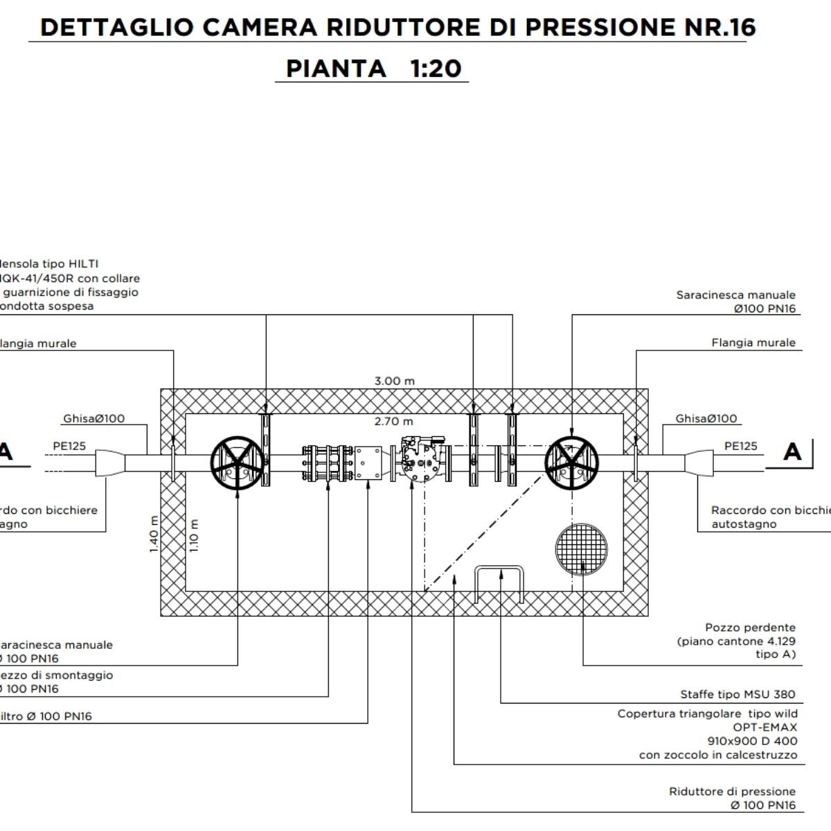 Acquedotto e canalizzazione comparto di Robiano e Sarone, Cagiallo