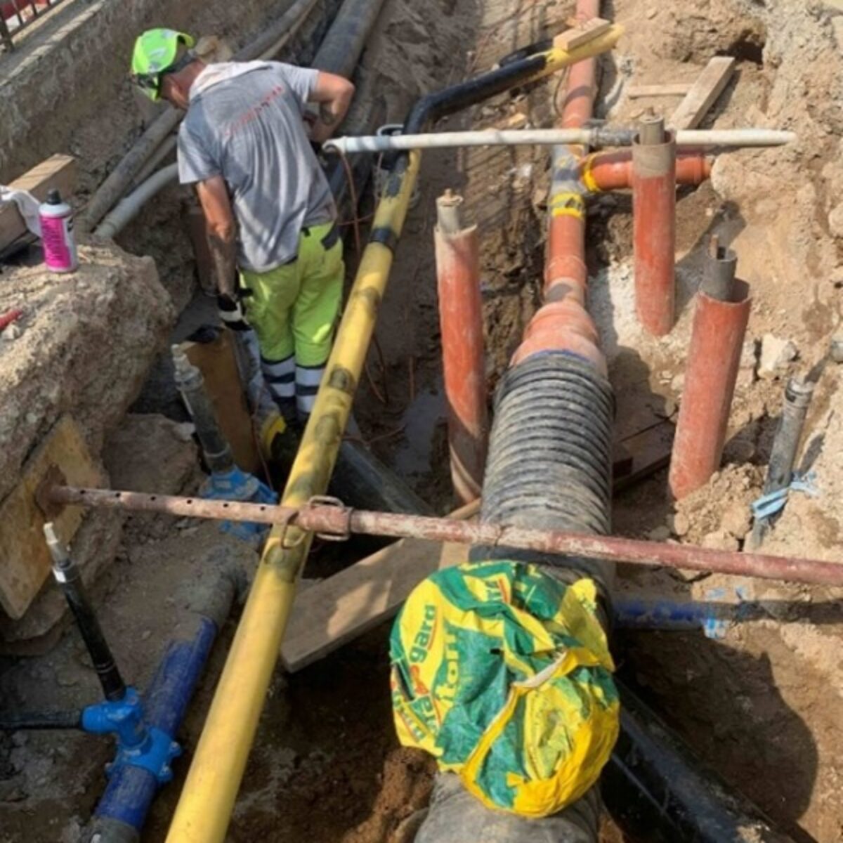 Rifacimento e nuove infrastrutture su via S. Francesco, Porza