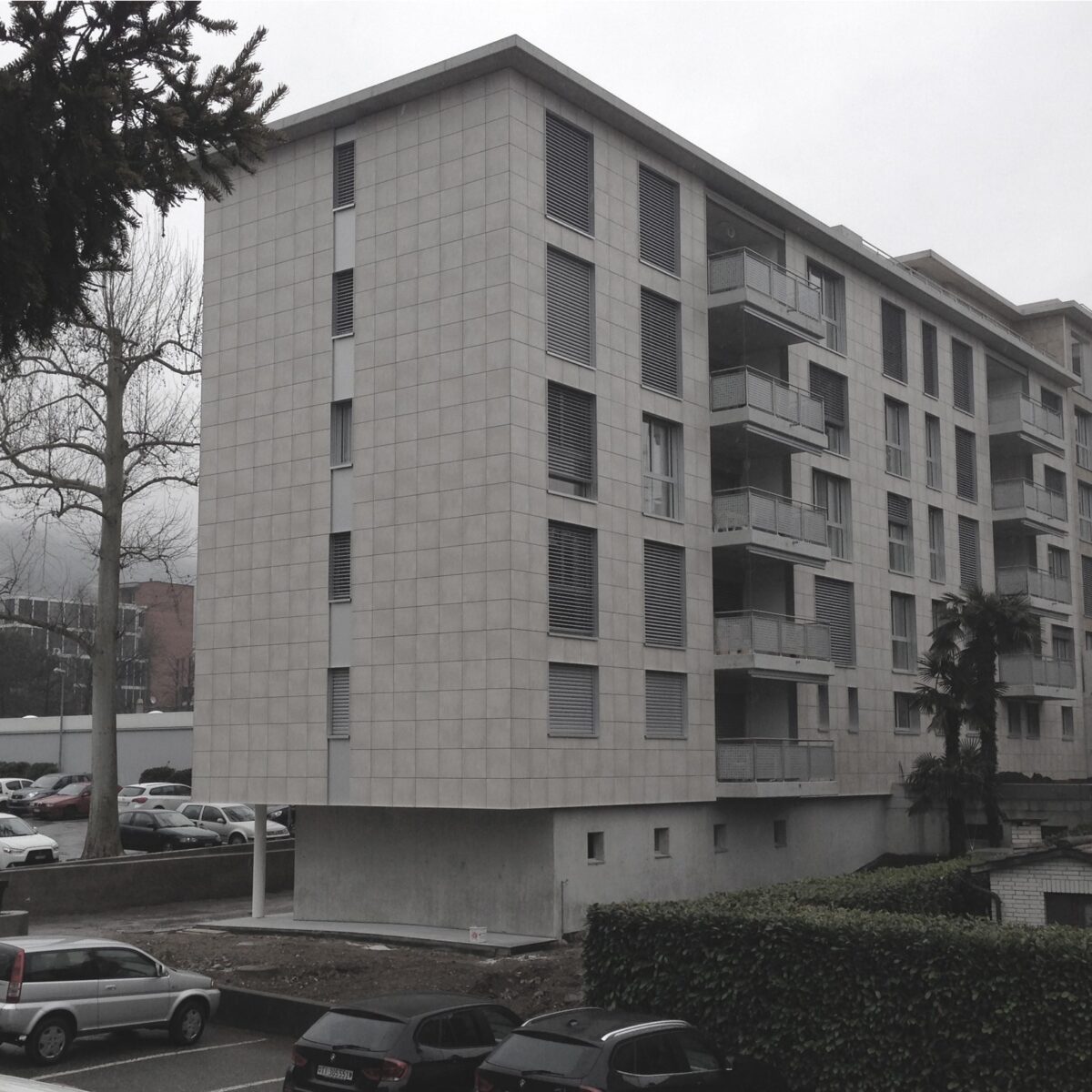 Edificazione palazzina, Massagno